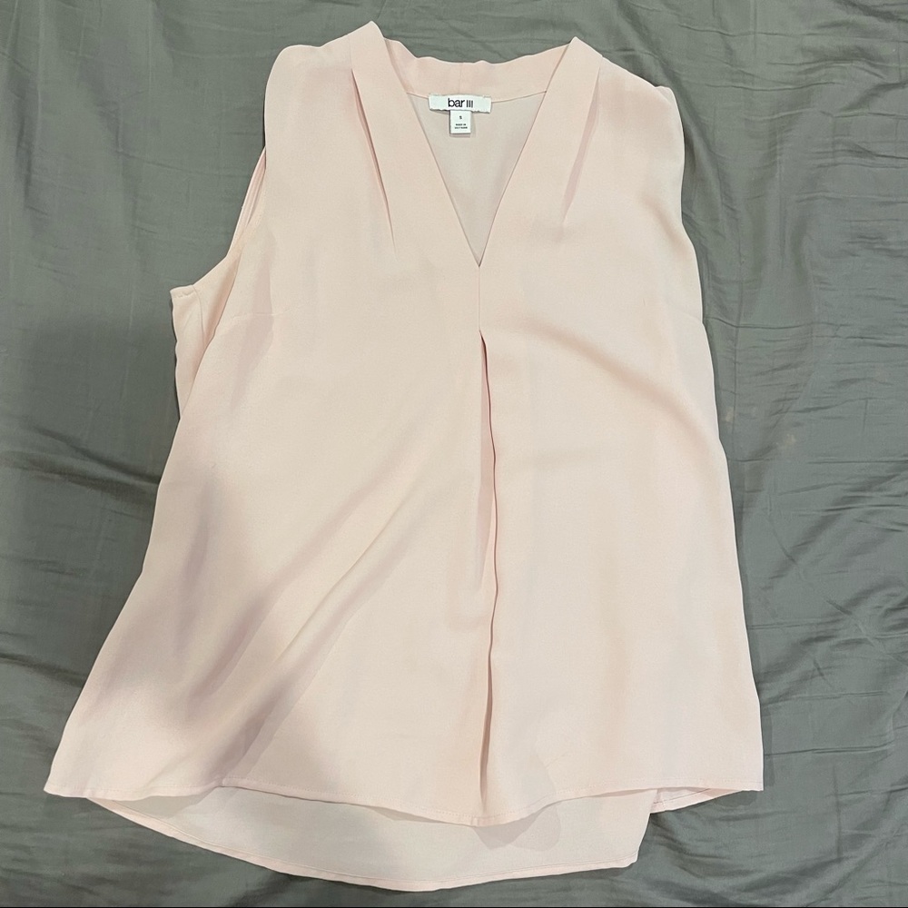 Pink dress top- perfect with a suit!